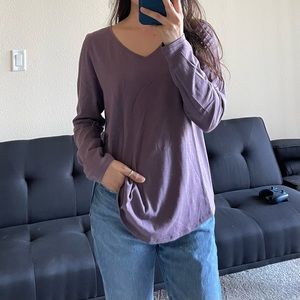 Sonoma Long sleeve v- neck - Sz: Small